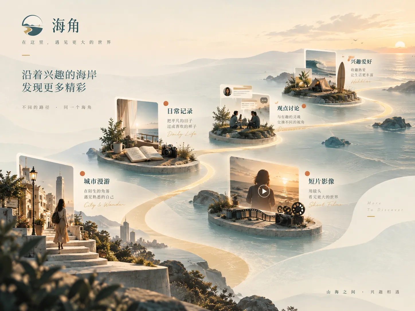 沿岸自然与生活影像